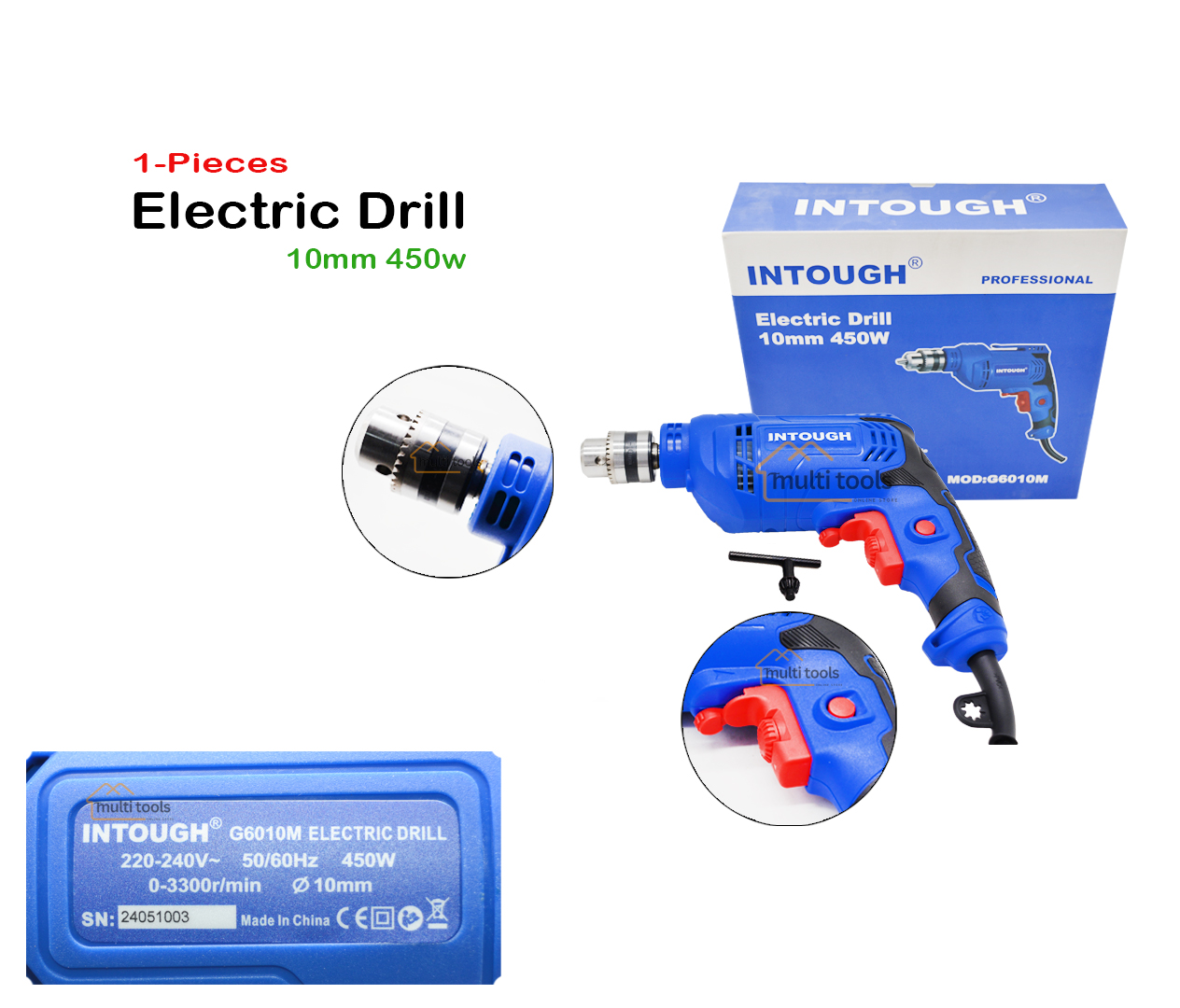 Electric Drill Professional  10mm-450W 